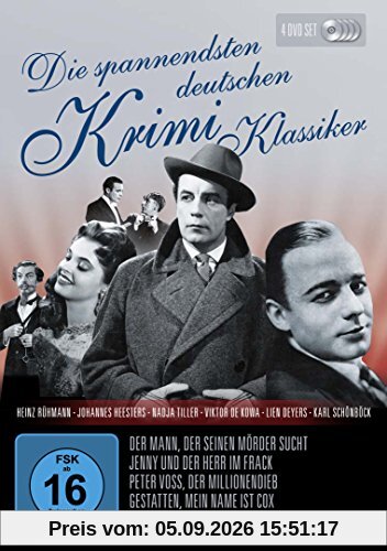 Die spannendsten deutschen Krimi-Klassiker [4 DVDs]