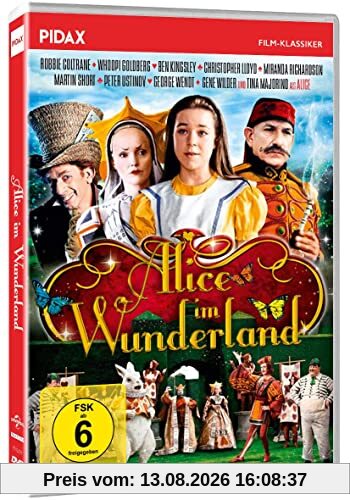 Alice im Wunderland / Preisgekrönte Verfilmung des Romanklassikers mit Staraufgebot (Pidax Film-Klassiker)
