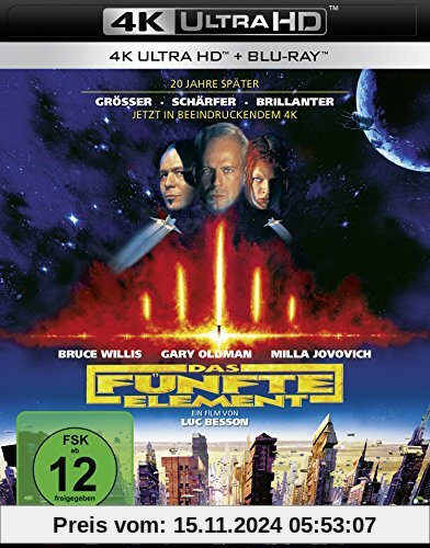 Das fünfte Element  (4K Ultra HD) (+ Blu-ray 2D)