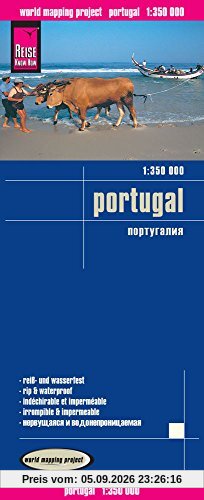 Reise Know-How Landkarte Portugal (1:350.000): world mapping project