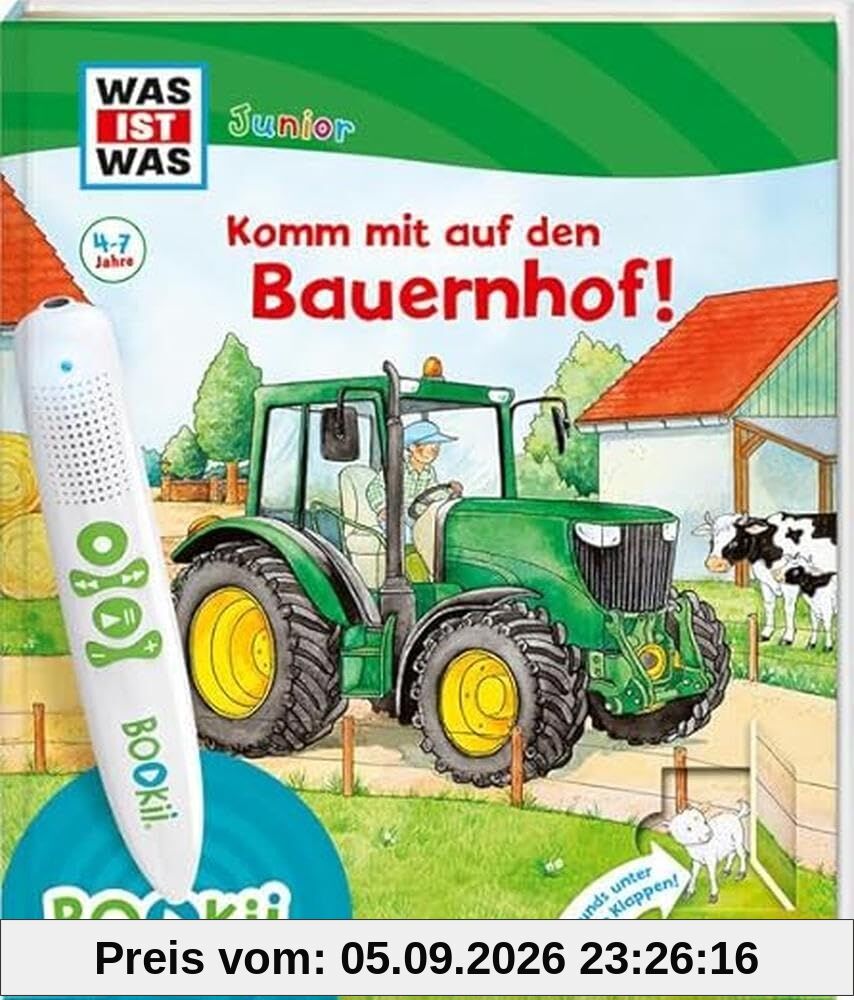BOOKii® WAS IST WAS Junior Komm mit auf den Bauernhof!