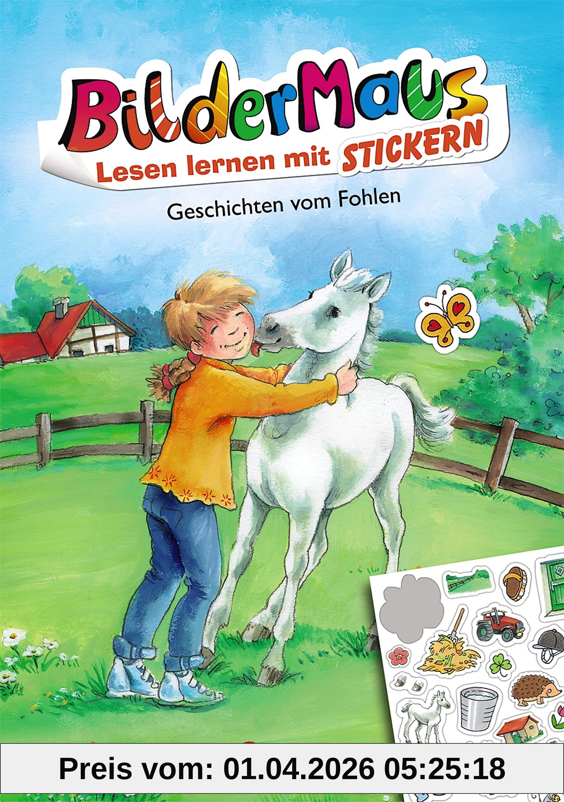 Bildermaus - Lesen lernen mit Stickern: Geschichten vom Fohlen