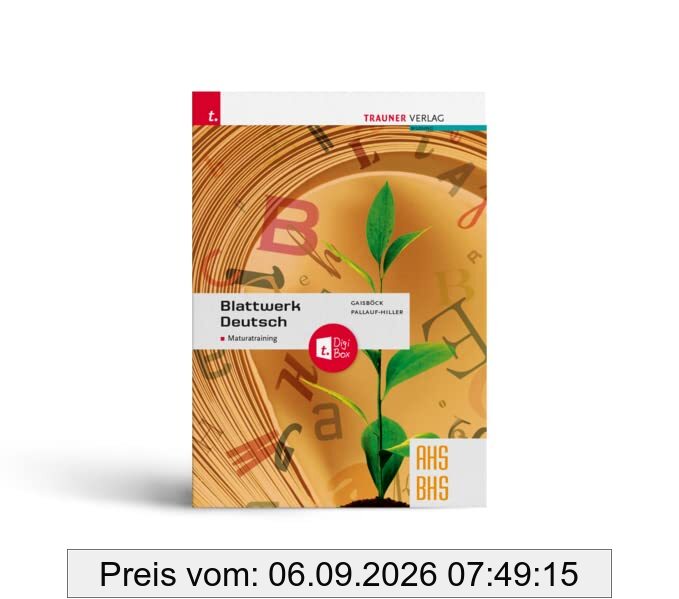 Blattwerk Deutsch - Maturatraining + TRAUNER-DigiBox