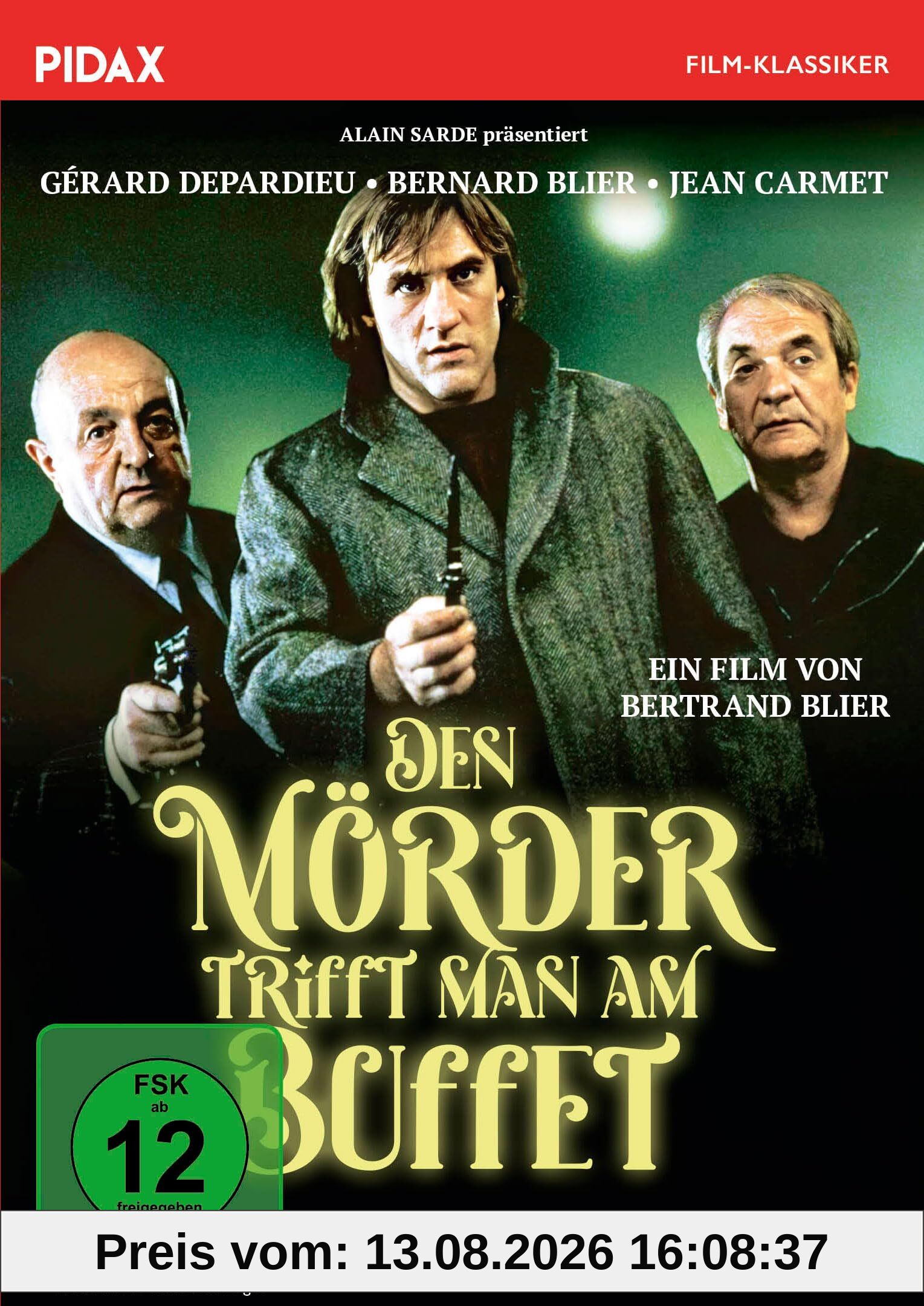 Den Mörder trifft man am Buffet (Buffet froid) / Preisgekrönte und rabenschwarze Krimikomödie mit Gérard Depardieu und Bernard Blier (Pidax Film-Klassiker)