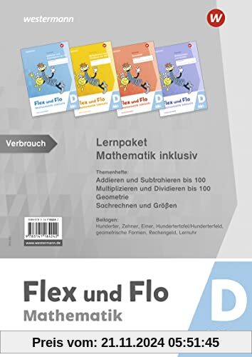 Flex und Flo - Mathematik inklusiv Ausgabe 2021: Lernpaket Mathematik inklusiv D