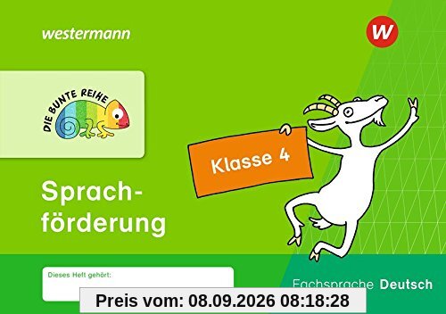 DIE BUNTE REIHE - Deutsch: Sprachförderung Klasse 4