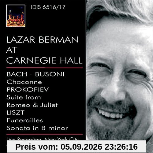 Lazar Berman at Carnegie Hall