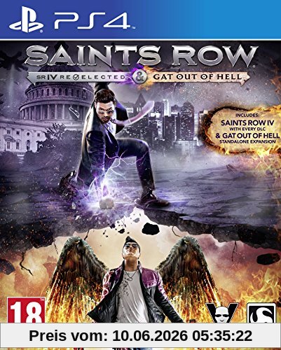 Saints Row 4 Re-elected + GOOH PS-4 UK + Gat Out of Hell (DLC) MULTI