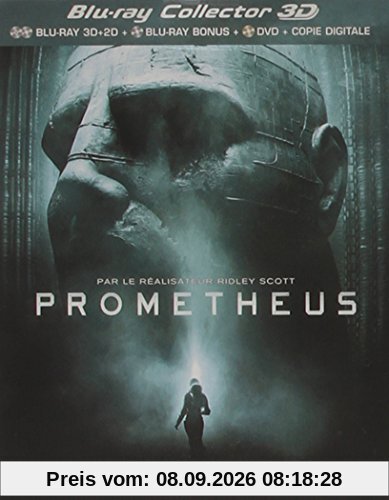 Prometheus 3D - Boitier métal édition limitée - 3 Blu-ray + 1 DVD [Blu-ray 3D]