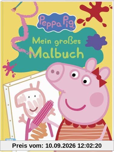 Peppa: Mein großes Malbuch: Mit kräftigen Konturen und großen Ausmalflächen | Kinderbeschäftigung ab 3 (Peppa Pig)