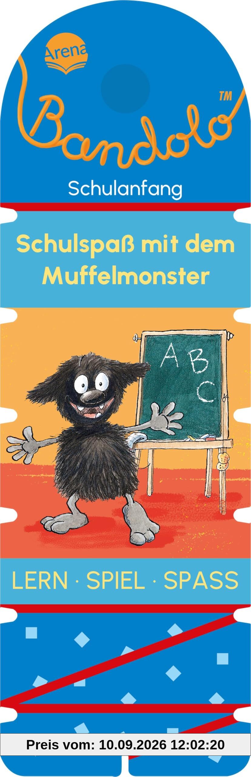 Bandolo. Schulspaß mit dem Muffelmonster: Lernspiel mit Lösungskontrolle für Kinder ab 6 Jahren