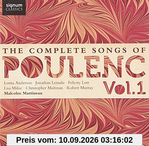 The Complete Songs of Poulenc, Vol.1