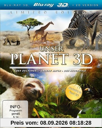 Unser Planet 3D (Der Dschungel / Der Regenwald / Unsere Natur) (3 Blu-rays) [3D Blu-ray] [Collector's Edition]