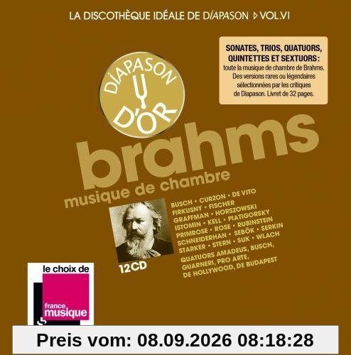 La discothèque idéale de Diapason, vol. 6 / Brahms : Musique de chambre.