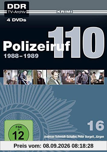 Polizeiruf 110 Box 16: 1988-1989 (DDR TV-Archiv) [4 DVDs]