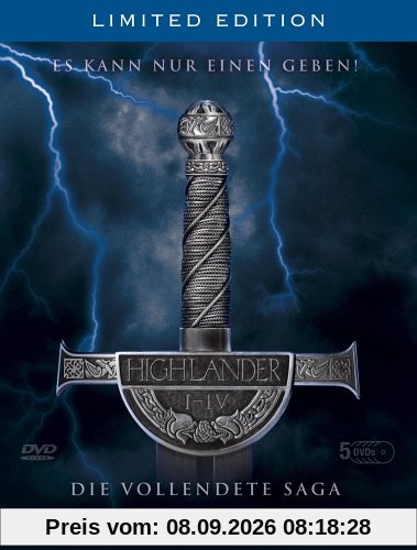 Highlander 1-4 - Die vollendete Saga (Limited Edition)