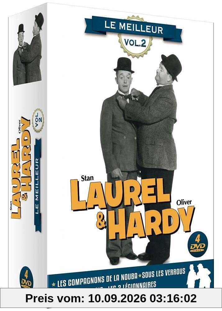 Coffret le meilleur de laurel et hardy, vol 2, 4 films [FR Import]