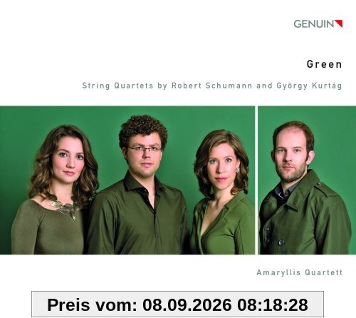 Green-Streichquartette von Schumann und Kurtág