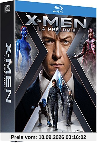 Coffret X-men prélogie : le commencement ; days of future past ; apocalypse [Blu-ray] [FR Import]