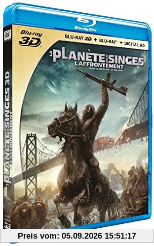 La Planète des Singes : L'Affrontement [Combo Blu-ray 3D + Blu-ray 2D]