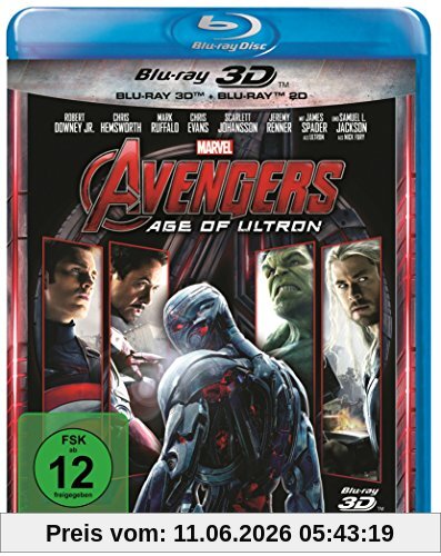 Avengers - Age of Ultron 3D + 2D [3D Blu-ray] [Limited Edition]