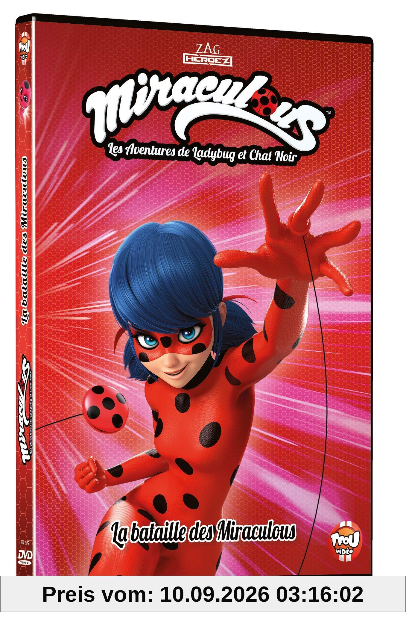 Miraculous, les aventures de ladybug et chat noir, vol. 17 : la bataille des miraculous [FR Import]