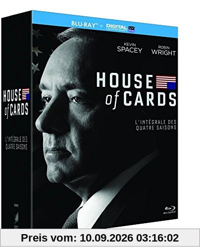 Coffret house of cards, saisons 1 à 4 [Blu-ray] [FR Import]