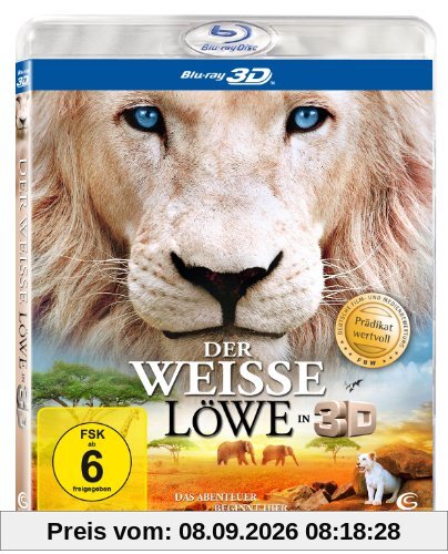 Der weiße Löwe (Prädikat: Wertvoll) [3D Blu-ray]