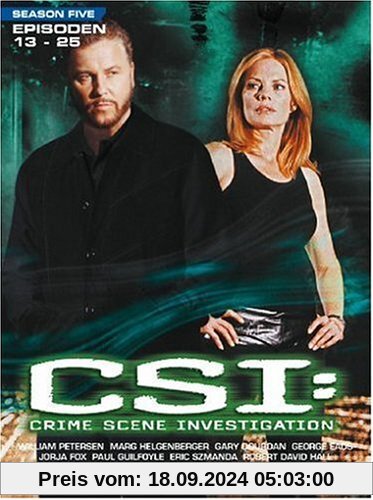 CSI: Crime Scene Investigation - Season 5.2 (3 DVD Digipack)