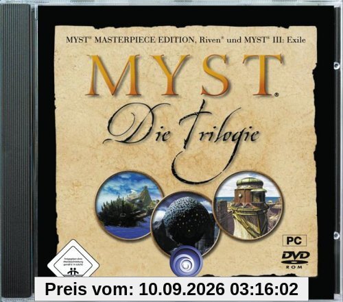 Myst - Die Trilogie (inkl. Myst Masterpiece Edition, Riven & Myst III: Exile) (DVD-ROM) (Software Pyramide)