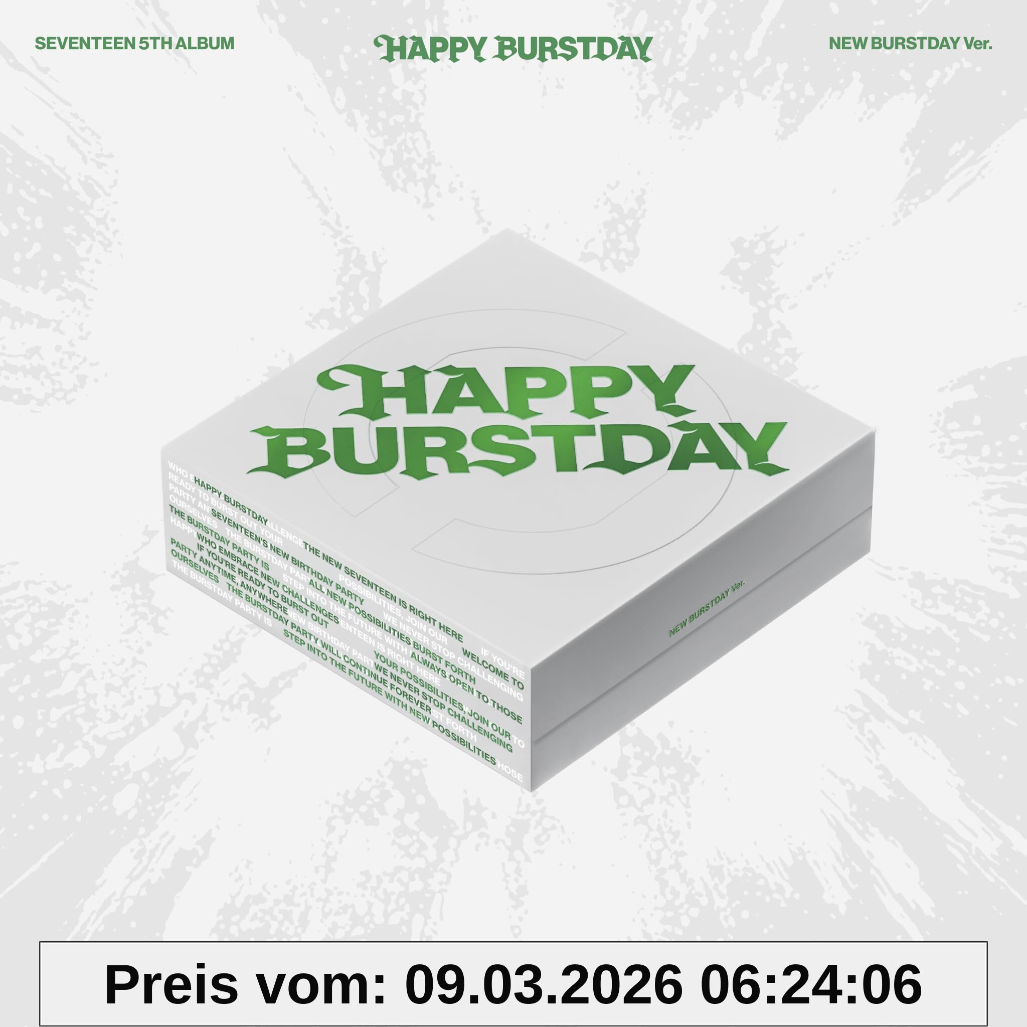 Seventeen 5thAlb.Happy Burstday(New Burstday Ver.)