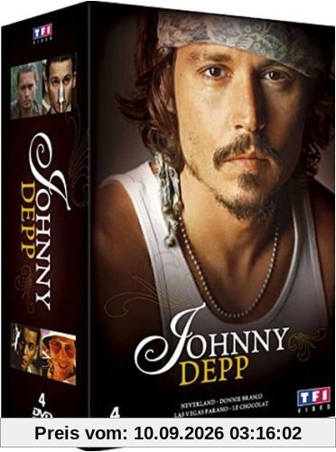 Johnny Depp : Donnie Brasco / Le chocolat / Neverland / Las Vegas Parano [FR Import]