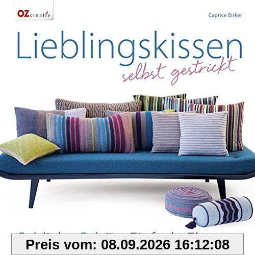 Lieblingskissen selbst gestrickt: Schlicht. Schön. Einfach. Elegant.