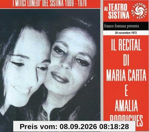 Il Recital Di Maria Carta E Amalia Rodrigues