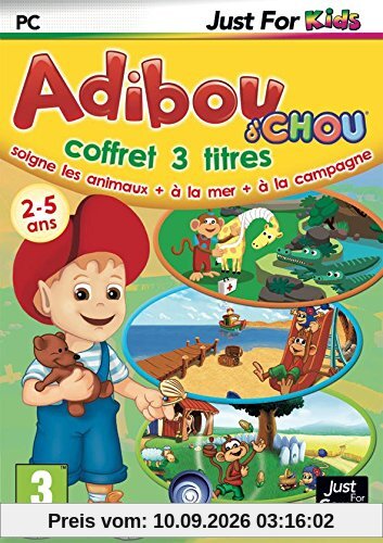 Adiboud'Chou à la Mer + Adiboud'Chou à la Campagne + Adiboud'Chou : soigne les animaux