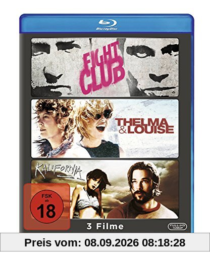 Brad Pitt Collection - Fight Club/Thelma & Louise/Kalifornia [Blu-ray]