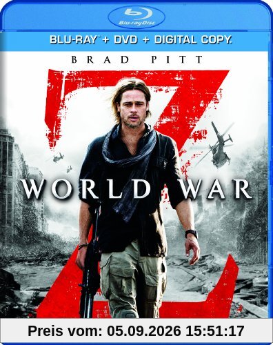 World War Z (Blu-ray + DVD + Digital HD)