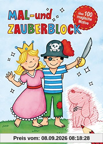 Mal- und Zauberblock: Malblock mit über 100 magischen Motiven