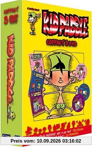 Kid paddle - Coffret 3 DVD : L'étrange Noël de M. Paddle + Tripatouillages génétiques + Dites-le avec des fleurs [FR Import]