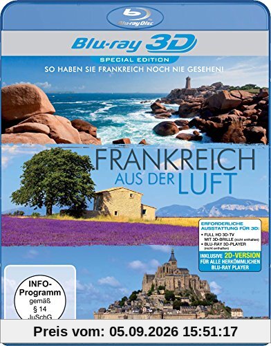 Frankreich aus der Luft 3D [3D Blu-ray]