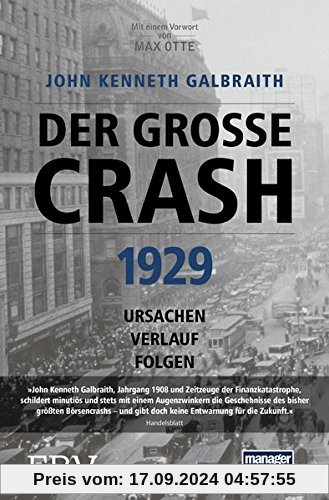 Der große Crash 1929: Ursachen, Verlauf, Folgen