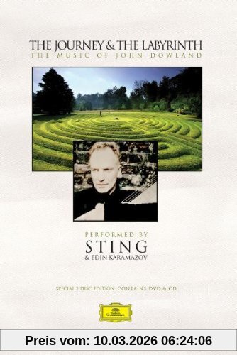Sting Dowland, John - The Journey And The Labyrinth (+ Cd) [2 DVDs]