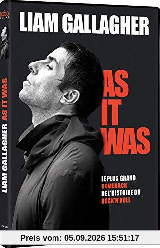 Liam gallagher : as it was [FR Import]
