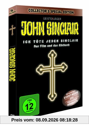 John Sinclair Doppel-Pack: Ich töte jeden Sinclair (Spielfilm+Hörbuch) [Special Collector's Edition] [3 DVDs]