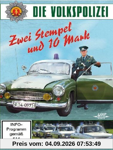 Die Volkspolizei - Zwei Stempel und 10 Mark