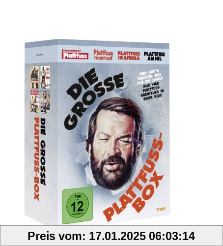 Bud Spencer - Die große Plattfußbox [Remastered Version, 4 DVDs]