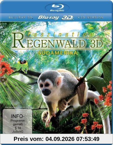 Faszination Regenwald 3D - Südamerika [3D Blu-ray]