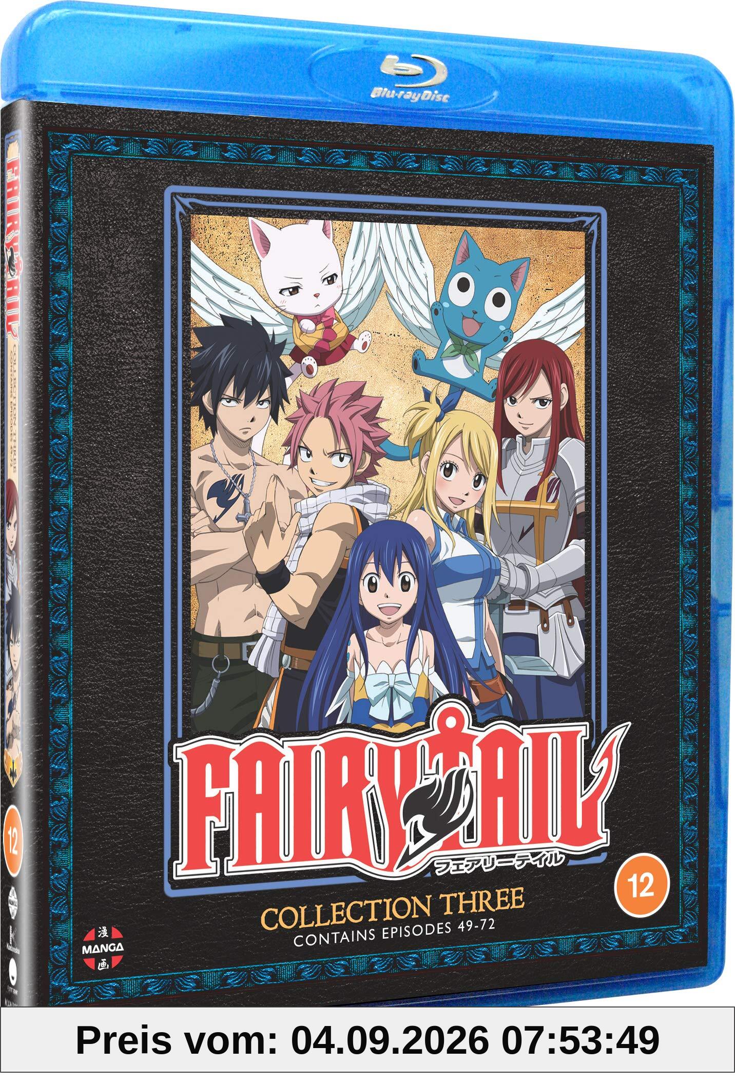 Fairy Tail: Collection Three Episodes 49-72 - Blu-ray
