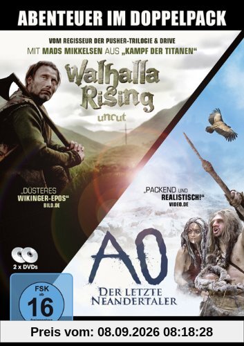 Die große Abenteuer-Box - 2 Abenteuer-Highlights in einer Box: Walhalla Rising, AO - Der letzte Neandertaler [2 DVDs]