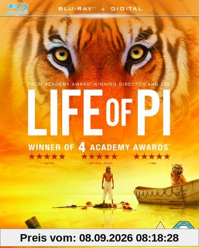 LIFE OF PI BD - DIGITAL [Blu-ray] [UK Import]